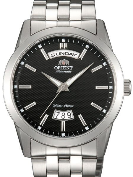 Orient Union 21-Jewel Automatic Day and Date Watch with Stainless Steel Bracelet #EV0S003B