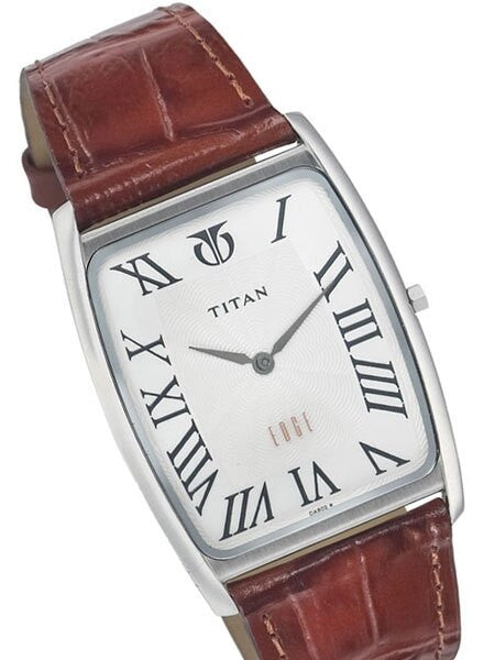 Titan Edge Dress Watch with Precision Quartz Movement and Sapphire Crystal #1596SL01