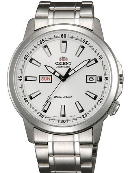 Orient 42mm Stingray Day and Date Automatic Watch with White Dial #EM7K006W