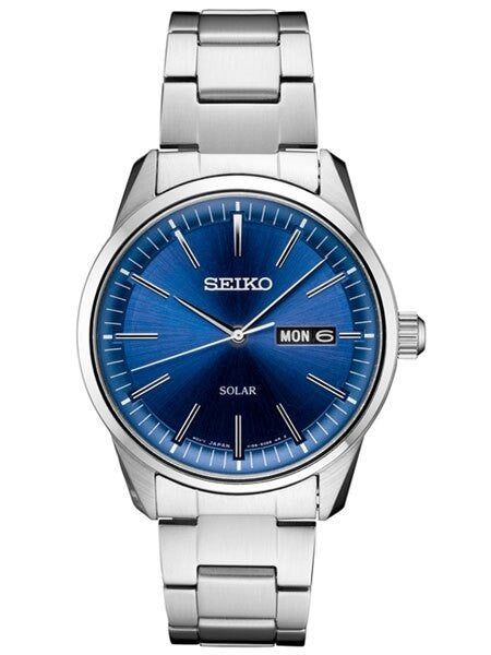 Seiko Solar Watch with 40mm Stainless Steel Case and a Sapphire Crystal #SNE525
