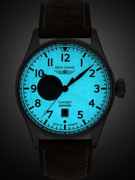 Iron Annie Automatic Watch with 42mm Case and Fully Luminous Dial #5168-3