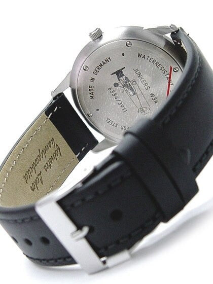 Junkers Dessau 1926 Flatline Ulta-Thin Quartz Dress Watch #6334-4