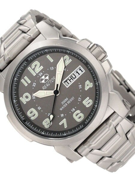Reactor Atom Watch with SuperLuminova Illumination, Stainless Steel Case and Bracelet #68010