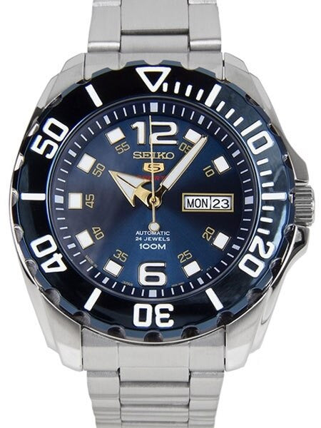 Seiko 5 Sports Automatic Sport Dive Watch with Blue Dial #SRPB37J1