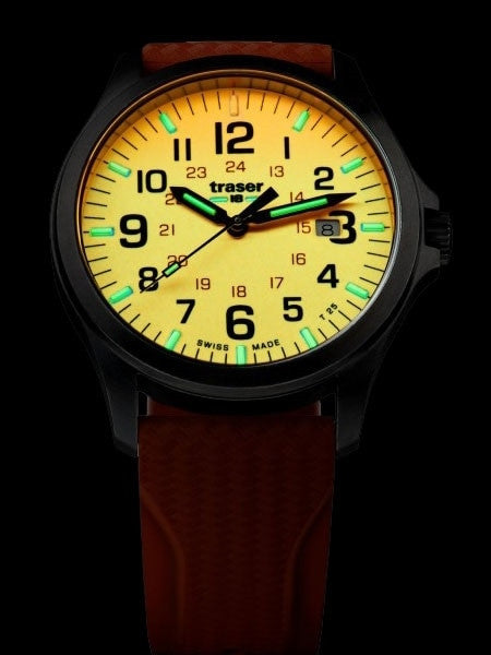 Traser Officer Pro Luminous Dial Watch with an Anti-Reflective Sapphire Crystal #107423