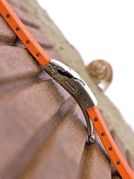 Squale 2002 OEM 22mm Orange Natural Rubber Dive Watch Strap #2002-OR