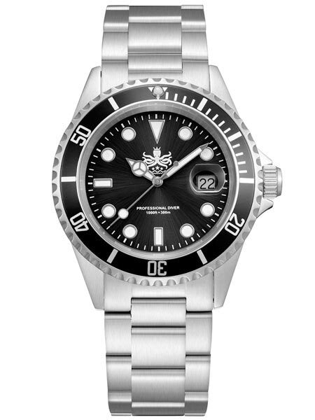 Scratch and Dent - PHOIBOS 300-Meter Swiss Quartz Dive Watch with Sapphire Crystal #PX002C