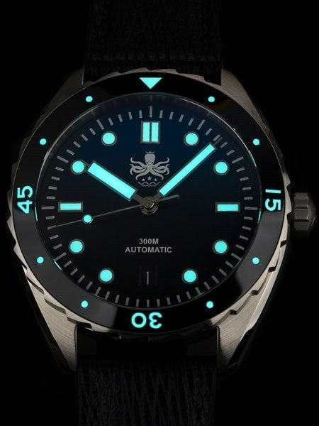 PHOIBOS Eagle Ray 300-Meter Automatic Dive Watch with Double Dome AR Sapphire Crystal #PY017B