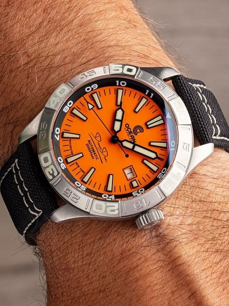 Ocean Crawler Dream Diver Swiss Automatic Watch with Domed AR Sapphire Crystal #CD-722