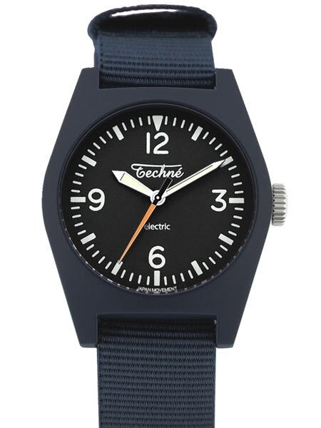 Techne Hummingbird Watch with Dyed Bead-Blasted Titanium Case #222.116