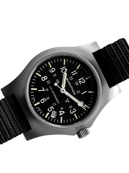Marathon High Torque Quartz Military General Purpose SS Watch with Tritium Illumination #WW194015SS