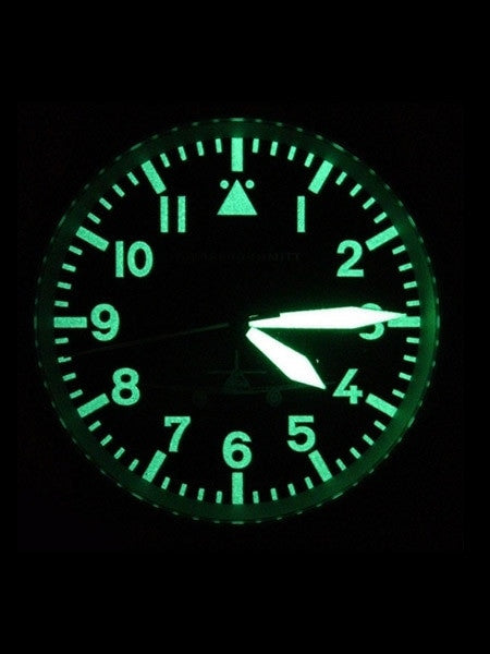 Messerschmitt 41mm Light Weight Titanium Case Pilot's Watch #ME262M