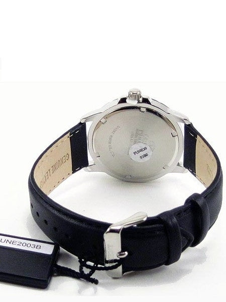 Orient Nite Quartz Watch with Radiant Black Dial and Bezel #UNE2003B