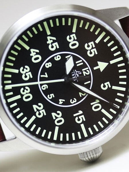 Laco 36mm Tokio Type B Dial Automatic Pilot Watch, Sapphire Crystal #861799