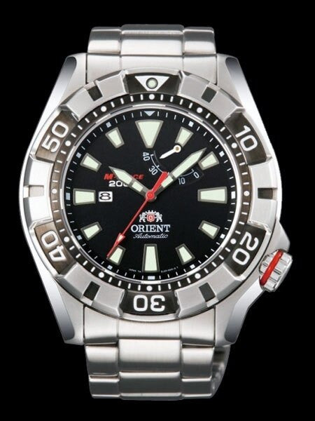 Orient M-Force Automatic Black Dive Watch with Power Reserve Meter #SEL03001B