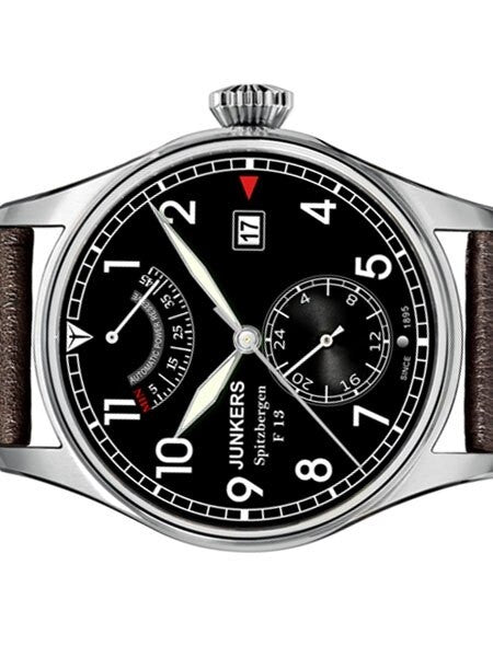 Junkers Spitzbergen F13, 26-Jewel Automatic Power Resverve Watch, Sapphire Crystal #6160-2
