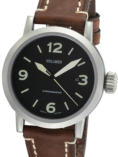 Vollmer V3 44mm Magneto Swiss COSC Certified Chronometer on a Hirsch Liberty Strap