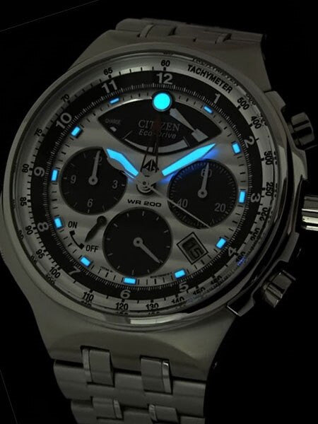 Citizen Promaster Eco-drive Chronograph Watch with Power Reserve Indicator #AV0030-51A