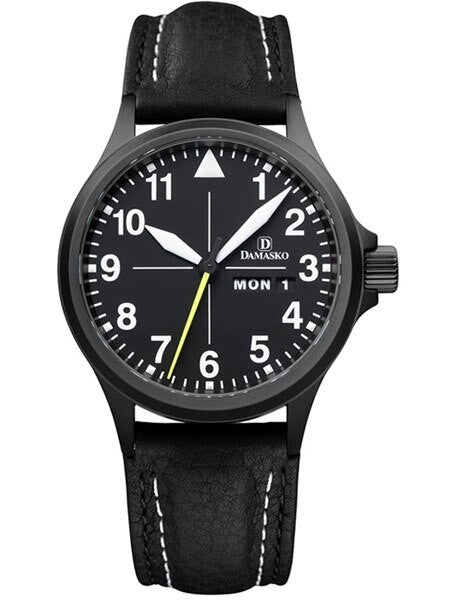 Damasko Swiss ETA Automatic with a 40mm Black PVD Case, Black Dial #DA36BK