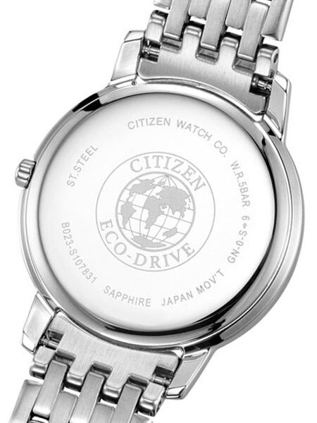 Citizen Ladies Eco-Drive Watch with MOP Dial and Swarovski Crystals #EX1480-82D