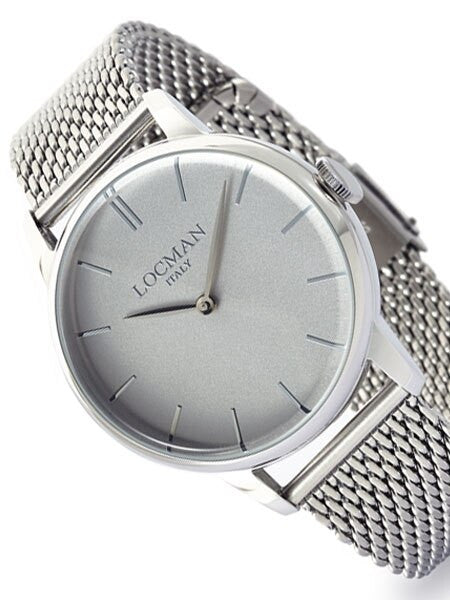 Locman 1960's Collection Elegant Quartz Dress Watch with 41mm Case #0251V06-00AGNKB0