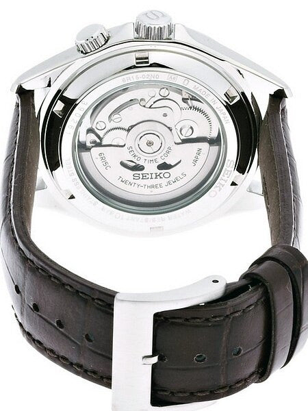 Seiko Creme Dial Automatic Field Watch with 40mm Case, and Compass Bezel  #SARG005