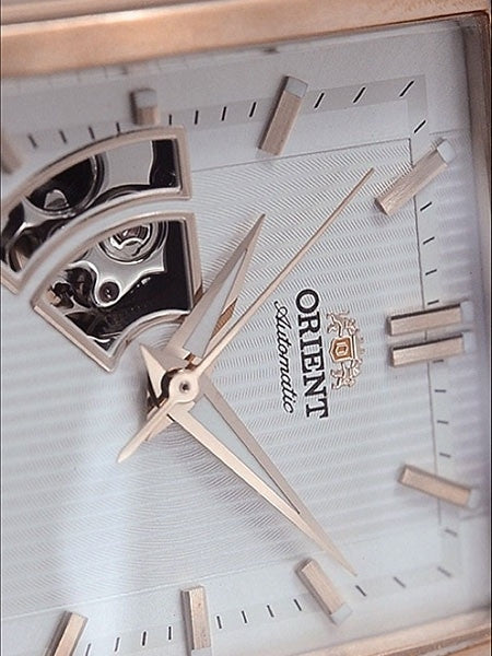 Orient Producer Automatic Dress Watch with Open-Heart, Pinstriped Dial #DBAD002W