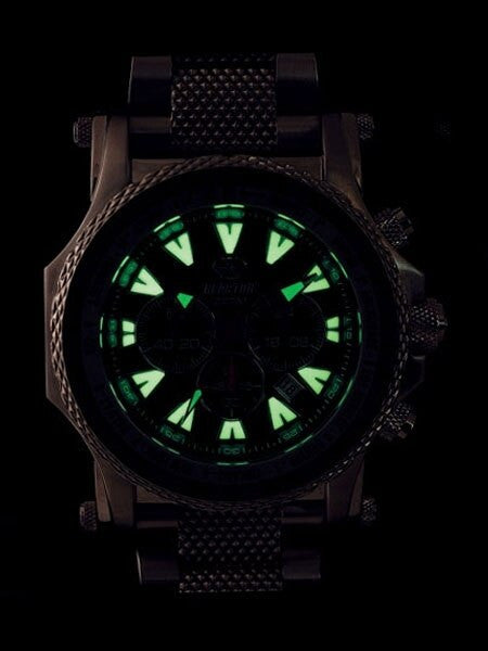 Reactor Proton World Time, Chronograph Watch with Date and SuperLuminova Illumination #91903
