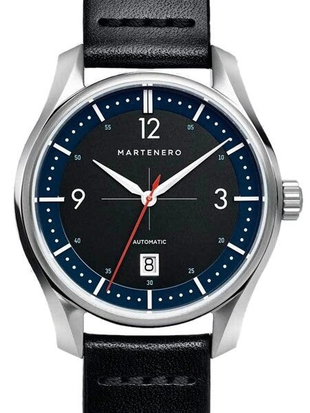 Martenero Kerrison Automatic Watch with Black Dial, Sapphire Crystal #KER004