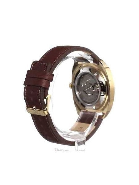 Seiko Recraft Series Automatic Watch with 43.5mm Case, Brown Leather Strap #SNKN02