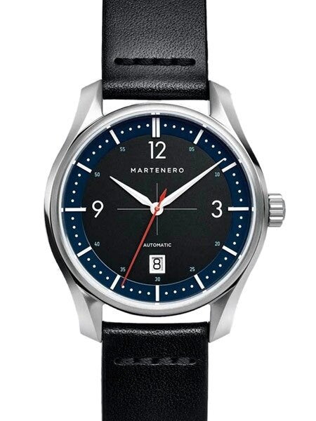 Martenero Kerrison Automatic Watch with Black Dial, Sapphire Crystal #KER004