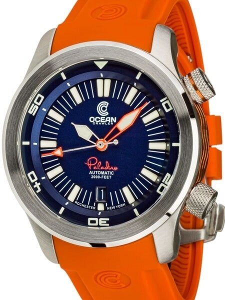 Ocean Crawler 600-Meter Paladino WaveMaker Swiss Automatic Dive Watch with Inner Rotating Bezel #1334