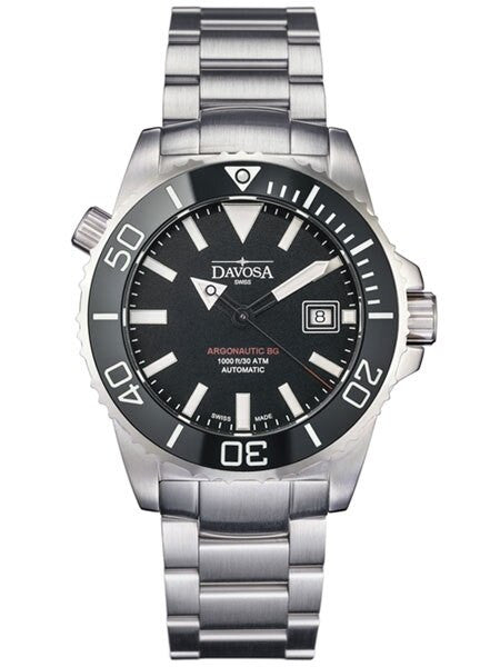 Davosa Argonautic BG Swiss Automatic 300 Meter Dive Watch with Black Dial #16152202