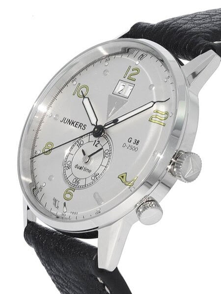 Scratch and Dent - Junkers G38 Big Date, Dual Time Watch with Two Crowns #6940-4