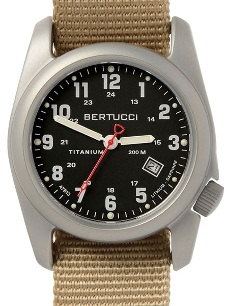 Bertucci A-2T Special Edition A-2T Classic Titanium Watch with 10-Year Lithium Battery #12724