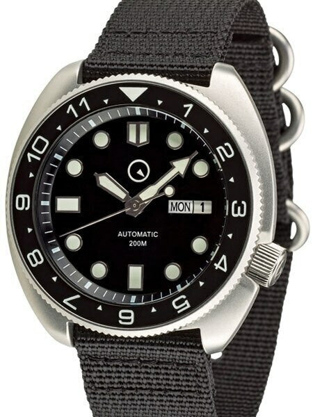 Islander Automatic Dive Watch with AR Double Dome Sapphire Crystal, and Luminous Dual-Time Bezel Insert #ISL-11