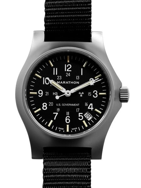 Marathon High Torque Quartz Military General Purpose SS Watch with Tritium Illumination #WW194015SS