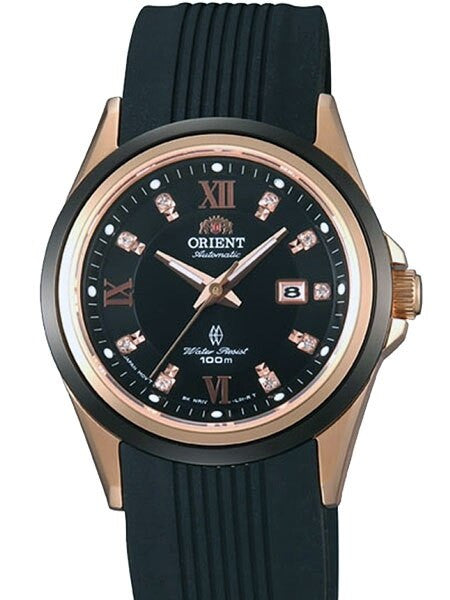 Orient GEM Women's Automatic Watch with Sapphire Crystal and Sparkling Crystals on the Dial #NR1V001B