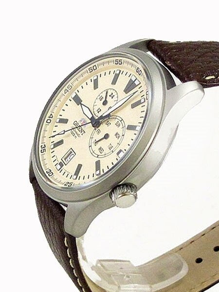 Orient 21-Jewel Automatic Field Watch with 24-Hour Sub-Dial #ET0N003Y