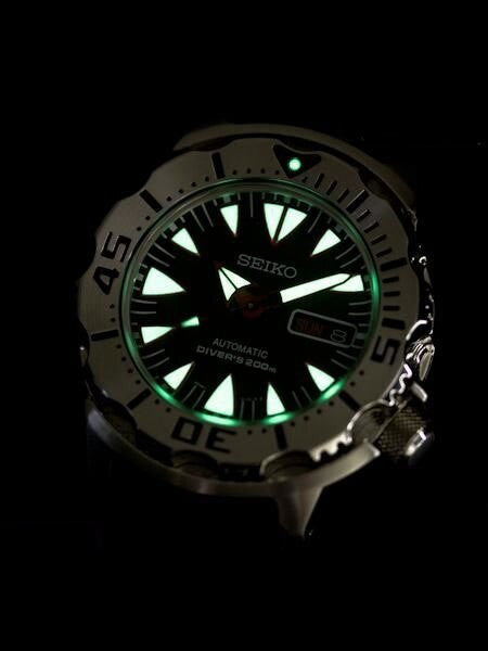 Seiko 2nd Generation Black Monster with new 24-Jewel Automatic Movement #SRP313K1
