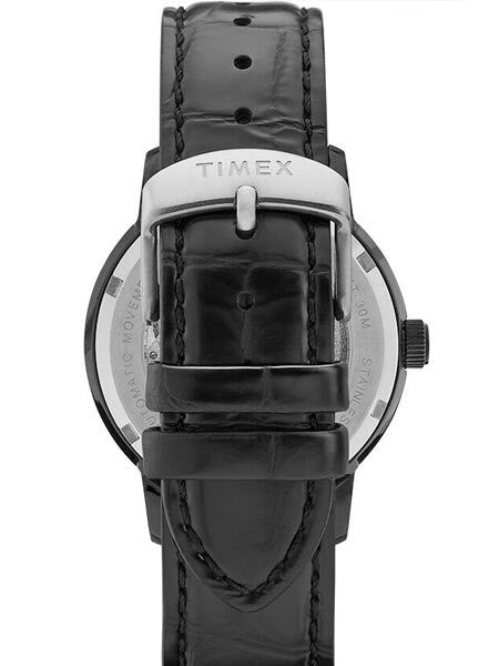 Timex 40mm Marlin 21-Jewel Automatic Watch with Black Case and Dial #TW2U11700ZV