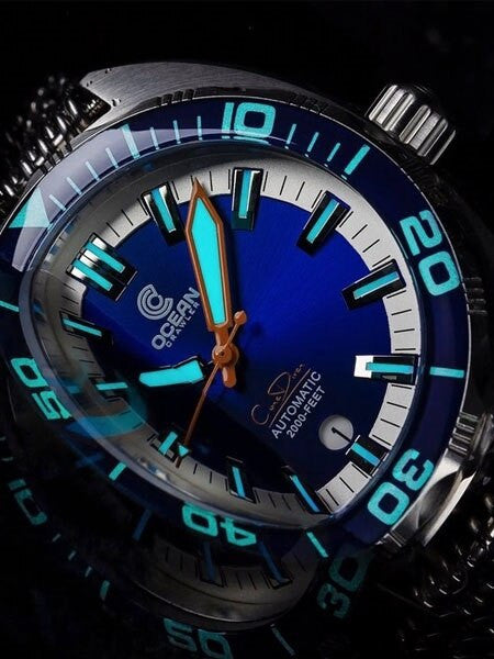 Ocean Crawler Core Diver Swiss Automatic Watch with AR Sapphire Crystal #CD-122