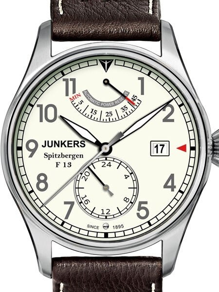 Junkers Spitzbergen F13, Power Resverve Automatic, Luminous Dial, Sapphire Crystal #6160-5