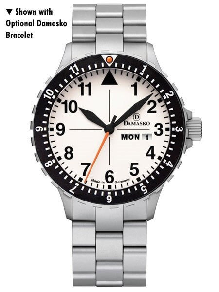 Damasko Swiss ETA Automatic with a Rotating 12-hour Bezel and Stainless Steel Case #DA43