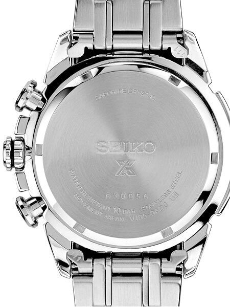 Seiko Solar World Timer, Chronograph, Alarm with Sapphire Crystal #SSC507