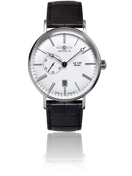 Graf Zeppelin LZ120 Rome Swiss Automatic Watch with Small Seconds and Dome Crystal #7104-1