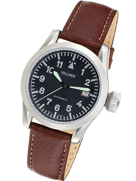 Vollmer V4 Elevon Swiss ETA Automatic with Sapphire Crystal, Hirsch Strap