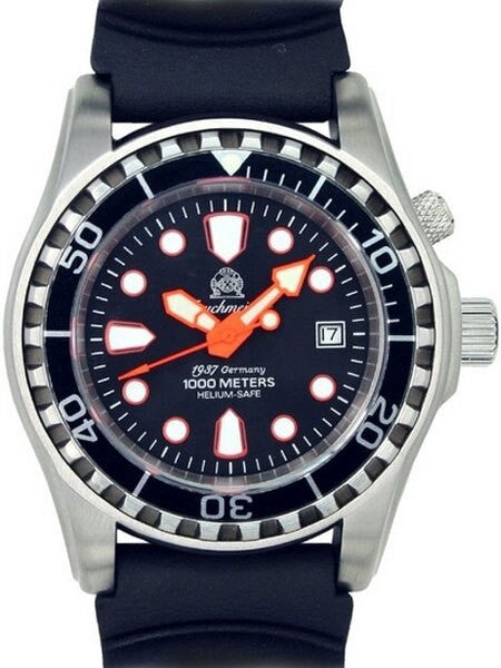 Tauchmeister Automatic, 1000m Dive Watch with Helium Release Valve and Sapphire Crystal #T0283