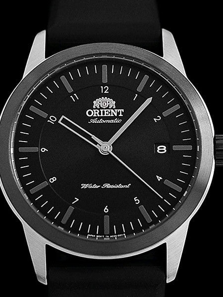 Orient 40.5mm Sentinel Automatic + Hand Wind Watch with Black Dial #AC05003B
