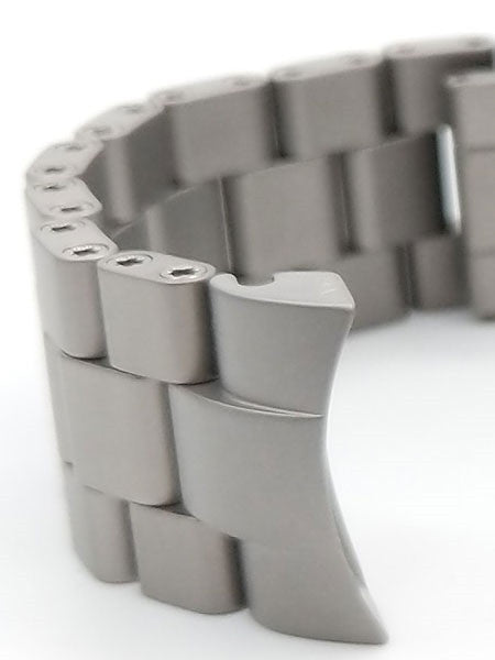 Damasko Ice-Hardened Steel Bracelet for DC6X and DC8X Chronos #DC6X-Steel (Curved End, 22mm)